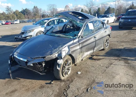 2015 Infiniti Q50 из США, поврежденный, VIN JN1BV7AR1FM420256